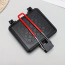 Mini bandeja de pan de sandwich de lona para exteriores - Doble cara, antiadherente, base plana, sin soldadura, para tostadas y bistecs, diseño cuadrado plegable para almacenamiento fácil, electrodoméstico de cocina duradero y fácil de limpiar, fabricant