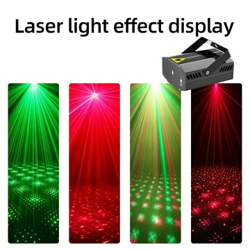 Proyector de luz láser, patrón de cielo estrellado, negro/azul, acabado cepillado, alimentado por USB, 36V máximo, cuerpo de aluminio, <0,4mW, accesorio de iluminación de escena para equipo de sonido en vivo