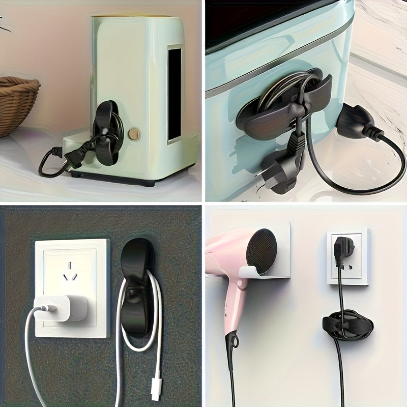 Organizador de Cables para Electrodomésticos de Cocina, Soporte y Enrollador de Cables para Freidora de Aire o Máquina de Café - 2 piezas/1 pieza