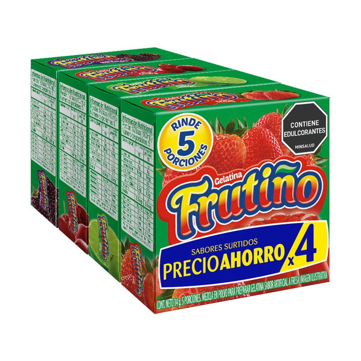 GELATINA FRUTINO 4U 232G SURT