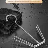 Conjunto de 3 Piezas de Estante para Secar Zapatos en Forma de U de Acero Inoxidable - A Prueba de Viento, Secado Rápido, Ahorro de Espacio con Ganchos Montados en la Pared para Uso Exterior e Interior, Ventilación Vertical para Secado, Estante de Secado