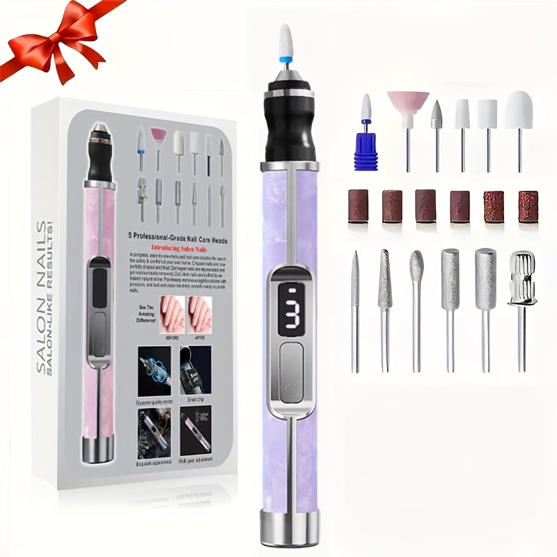 Kit de Quitaesmalte en Gel, Perfecto para Dar Forma y Alisar Uñas – Regalo Ideal para Mujeres, Esencial Portátil para Viajes