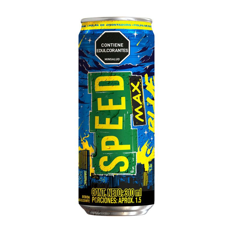 BEBIDA ENERGIZANTE SPEED MAX 310ML BLUE