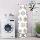 Funda de tabla plana 2D - Rejilla resistente al quemado de tamaño completo, borde elástico, fundas de tabla pesadas estándar con gancho, funda lavable en máquina - 1 pieza