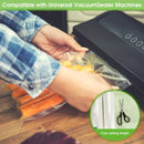 300 unidades de Bolsas de embalaje al vacío libres de BPA, Bolsas de almacenamiento de alimentos reutilizables, Bolsas de almacenamiento de alimentos herméticas para la organización de la cocina, Accesorios de conservación al vacío para el almacenamiento