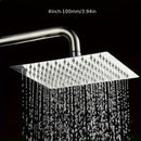 1 Cabezal de ducha ajustable de acero inoxidable - Ahorro de agua, montaje en pared, diseño moderno con varias opciones de aspersión para usuarios estándar, mejora del baño, acabado metálico elegante, construcción duradera