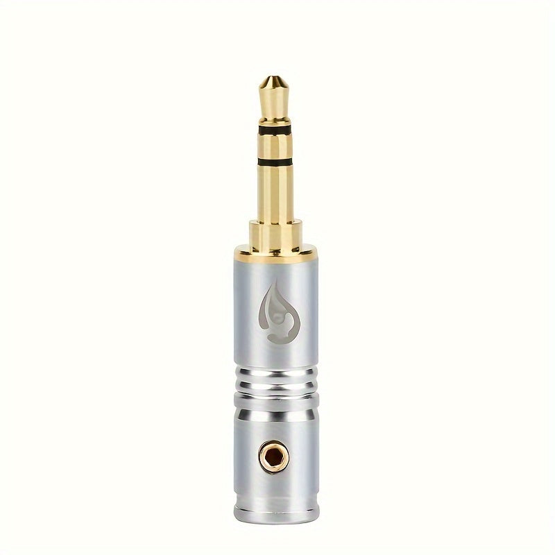 Conector de Audio de 6mm para Electrónica - Jack de Auriculares Estéreo de 3.5mm Chapado en Oro Premium, Cobre Duradero
