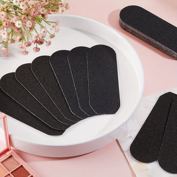 20/40/60 piezas de almohadillas de reemplazo para limpiapies - 120 grano y 180 grano, almohadillas de pedicura removibles gruesas/finas con agarre de silicona suave, base antideslizante para uso en salones y hogares, accesorios de pedicura, superficie te