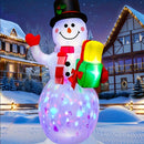 Muñeco de Nieve Inflable Navideño de 152.4 cm