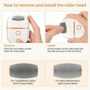 FEIYBA Eliminador Eléctrico y Lijadora de Pies - Lima de Uñas con Carga USB, 2 Velocidades (Rápido/Lento), 3 Cabezales Reemplazables, Herramienta Inalámbrica para Talones Agrietados, Manos y Pies - Diseño Blanco y Dorado, Dispositivo Profesional de Pedic