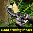 1pc Tijeras de Poda Multiusos Herramientas de Jardinería Robustas Extra Afiladas Manuales, Tijeras de Jardín Profesionales, Poda de Rosas, Poda de Árboles, Tijeras de Jardín Multiusos