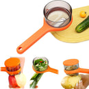 Pelador de frutas y verduras multifuncional 2 en 1