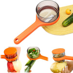Pelador de frutas y verduras multifuncional 2 en 1