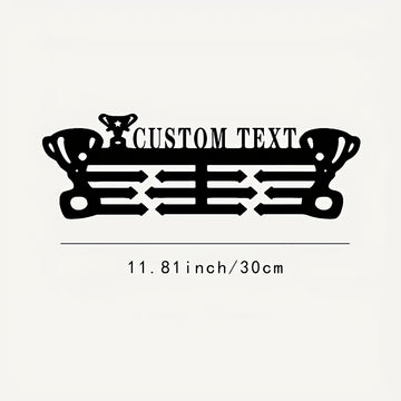 Un soporte de medalla de metal vintage personalizado, ganchos DIY para exhibir medallas en la pared, ganchos decorativos para medallas y trofeos.