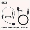 Sistema de Micrófono Inalámbrico Profesional GLXD4 para Cabeza - 2 Canales, Frecuencia UHF Ajustable (550Hz-599Hz), Micrófonos Dinámicos de Mano de Metal con Diadema Resistente, Ideal para Karaoke, Cantar, Streaming, Juegos y Videoconferencias, Micrófono