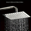 1 Cabezal de ducha ajustable de acero inoxidable - Ahorro de agua, montaje en pared, diseño moderno con varias opciones de aspersión para usuarios estándar, mejora del baño, acabado metálico elegante, construcción duradera