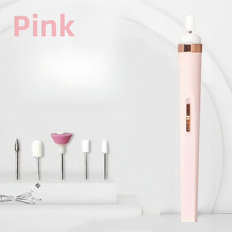 Maquinilla Eléctrica para Uñas con Gel y Kit de Pedicura, Herramientas de Manicura y Cuidado del Pies
