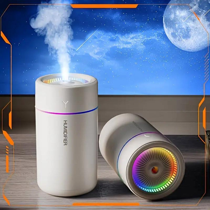 Humidificador Silencioso USB para Habitaciones Grandes - Tanque de Agua Superior, Multifunción, Sin Alcohol, Fácil de Limpiar, Ideal para Dormitorio, Sala, Oficina y Hotel