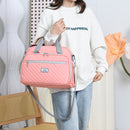 New Fashion Bolsa de Almuerzo de Gran Capacidad, Bolso Bandolera Ligero y Portátil para Salidas Casuales, No Contacto con Comida, Ideal para la Escuela