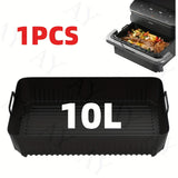 COSORI 10L Fritura de Aire Liners de Silicona - Antiadherentes, Reutilizables 5L/10L bandejas para Horno y Vaporizador, Ideal para Resultados de Fritura Perfectos, Accesorios de Fritura de Aire | Bandeja de Cocina Duradera | Bandeja Resistente al Calor