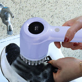 Cepillo Arranca Grasa Eléctrico Recargable 3 Cabezales JPVI-15