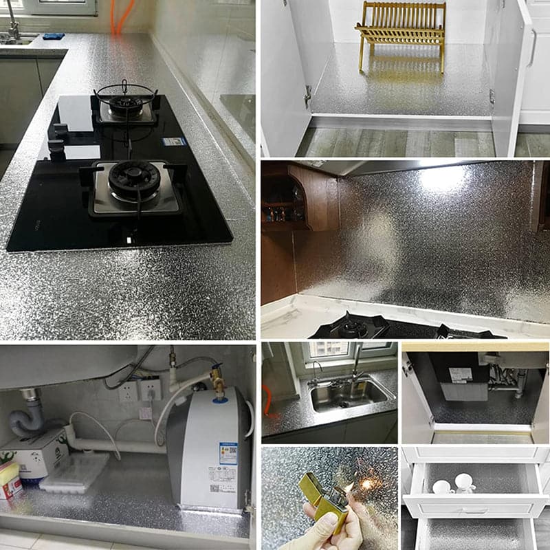 Adhesivo de Aluminio para Cocina