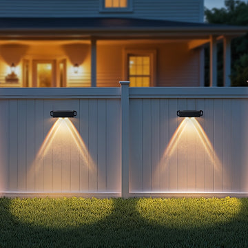 4 luces solares para pared exterior, 1 LED, 2 LED, 3 LED, 4 LED, alta calidad, luz para balcón, jardín, villa, área rural, cerca, ideal para pared exterior, garaje, patio
