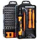 Juego de Destornilladores de Precisión 115 en 1, Kit de Herramientas para Reparación Electrónica con Bits Magnéticos Micro para iPhone, Computadora, PC, Portátil, Teléfono, Mac, Tableta, Bricolaje Doméstico, Consolas de Juegos, Gafas, Reloj, Timbre, etc