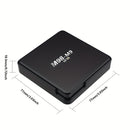 M98-M9 Android TV Box con procesador de núcleo cuádruple, WiFi dual 4G/5G, inalámbrico 5.0, sistema operativo Android 10, salida HDTV, puertos USB - Jugador inteligente de transmisión para 4K UHD, compatible con Netflix, Kodi, enchufe de EE. UU. (110V-13