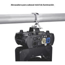 10-Unidad de Sujeción de C de Plata Gris para Iluminación de Escenario, 1.18-2 Pulgadas, Ajuste de Tubo de 30-50mm OD, Capacidad de Carga de 24,95KG, Sin Cargar, No Requiere Batería, Sujeción de Truss Versátil para Luces de Punto DJ y Luces de Cabeza Móv