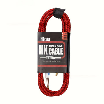 Cables para amplificador de guitarra eléctrica y bajo de alta calidad, varios estilos - 3.05 metros/6.1 metros, sonido de alta fidelidad, duraderos y con mayor flexibilidad, compatibles con todos los instrumentos