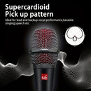 Microfono Dinámico Súper Cardióide LexiNova V7 Versión Alta con Cable para Canto en Escenario, Grabación de Voces, Actuaciones, Discurso, Transmisión de Vídeo, Microfono de Sonido Profesional - Conector Jack de 6.35 mm