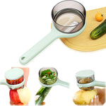 Pelador de frutas y verduras multifuncional 2 en 1