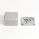 1590LB Caja De Efectos De Guitarra Pedal Caja De Aluminio Fundido A Presión De Metal 1.99 "X 1.99" X 1.22 "Pulgadas 50.5mm X 50.5mm X 31mm Tamaño De La Carcasa Caja De Aluminio Lisa Con Pies De Goma