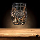 1 pieza, soporte de corcho de vino de metal vintage con tapa, soporte de exhibición rústico para cocina y sala de estar, cesta de almacenamiento decorativa para corchos de vino rojo, ideal para bar en casa o bodega, soporte de botella de vino.
