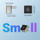 EXUDA 2025 Nuevo Adaptador Mini Super Portátil de CarPlay y Android Auto sin varillas a Cableado, Caja AI Plug-and-Play para el 99% de Coches Originales con WiFi 2.4~5.0 GHz, Estilo Moderno y Portátil