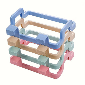 Soporte para bolsas de basura, estante de plástico sobre la puerta, estante de almacenamiento de basura, soporte para bolsas de basura debajo del fregadero de cocina, estante colgante de puerta de armario doméstico, basura de cocina sin agujeros, estante