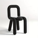 Silla Apilable de Acero Azul Chic con Respaldo - Versátil y Elegante para Decoración de Dormitorio, Oficina o Sala de Estar