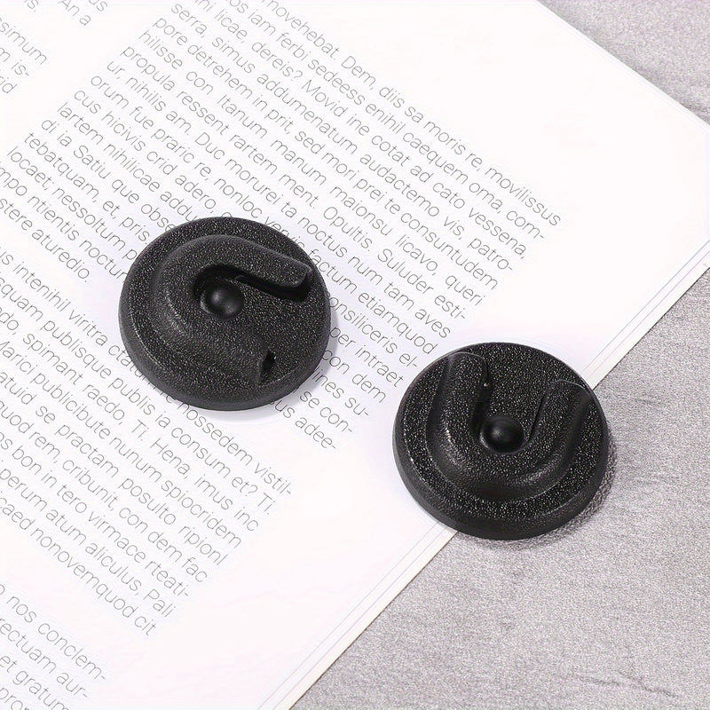 1/2pcs Colgador Universal de Micrófono para Radio CB Ham, Soporte de Micrófono con Perilla Redonda y Adhesivo para Motorola HLN9073B CDM1250 CDM750 GM300 M1225 GM3688 GTX800 Kenwood TK768G TK868G TM471A Radios Bidireccionales