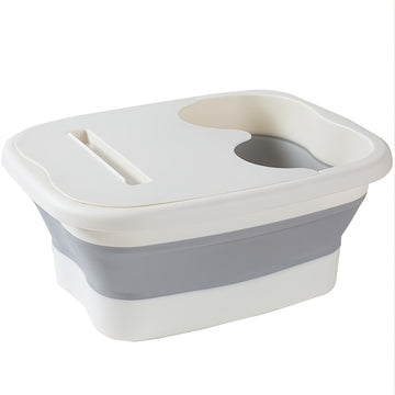 Bañera de Espuma Plegable 2025 con Tapa, Diseño Ahorrador de Espacio – Ideal para Uso en Casa y Viajes, Regalo Perfecto para Bodas, Graduaciones y Cumpleaños (1 Unidad)