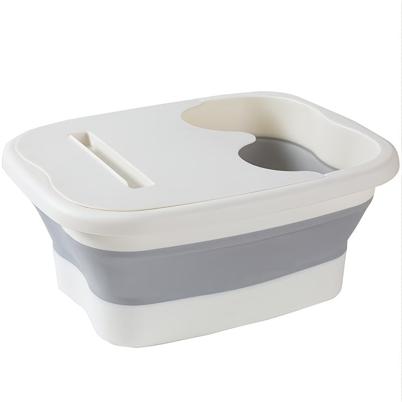 Bañera de Espuma Plegable 2025 con Tapa, Diseño Ahorrador de Espacio – Ideal para Uso en Casa y Viajes, Regalo Perfecto para Bodas, Graduaciones y Cumpleaños (1 Unidad)