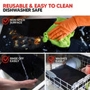 1/2pcs Revestimientos Antiadherentes para Horno Eléctrico para Fondo de Horno Grueso y Resistente para Alfombrilla de Horno para Fondo de Horno para Parrilla Eléctrica y de Gas Accesorios para BBQ Recuerdos de Fiesta Esencial para Vacaciones de Haya