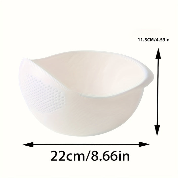 1/2pcs Cesta de Almacenamiento, Cesta de Lavandería Multifuncional, Cesta de Drenaje de Alimentos Moderna, Fruta, Verdura, Arroz y Granos, Caja de Almacenamiento de Cocina y Armario de Almacenamiento, Accesorios de Cocina