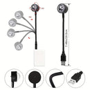 luz LED de proyección con efecto de escenario mágico, ritmo musical USB, Lámpara para fiesta, discoteca, escenario, atmósfera romántica, coche, dormitorio y fiesta