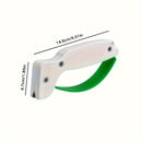 1 pieza de afilador de cuchillos Wusthof de PVC - Herramienta de afilado manual para cuchillos pequeños, hojas dentadas, hachas y espadas - Ideal para uso en cocina y al aire libre - Restaura y reparación de hojas, herramienta de afilado de cuchillos | D