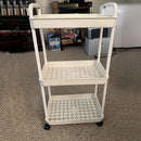 Carrito organizador de almacenamiento de varios niveles - Versátil, portátil para cocina, baño, dormitorio - Plástico duradero, fácil de mover con amplio espacio de almacenamiento