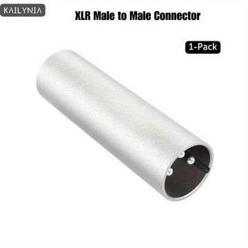 Conectores adaptadores XLR macho a macho y hembra a hembra de 3 pines, compatibles con micrófonos y mezcladores, plateados, forma redonda, cable Ethernet categoría Cat5e, accesorios para equipos de audio.