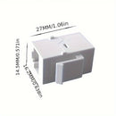 20 piezas de conector RJ45 hembra a hembra para conexión de red informática CAT.6 Gigabit Ethernet, destinado a fines de telecomunicaciones, incluyendo teléfonos, computadoras de escritorio, laptops y otros dispositivos que permiten acceder a datos, cont