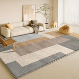 Alfombra de terciopelo, 850 g/m², diseño geométrico estilo crema, para sala de estudio, baño o jardín, encanto natural que crea un ambiente tranquilo y cómodo, lavable a máquina, antideslizante, delgada y suave, para interiores, estilo retro lujoso, idea