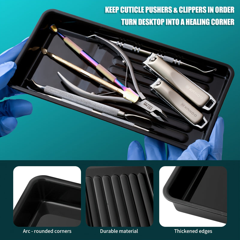 Organizador de herramientas de arte de uñas grande para belleza y joyería - Hecho de PP, adecuado para salones de uñas y estudios de belleza - Fácil de llevar y almacenar - Organizador profesional de herramientas de arte de uñas de material PP - Elección